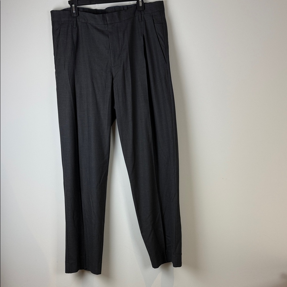 Kit an Ace Men's Wool blend Classic Dark Grey Trouser Pants Size 34